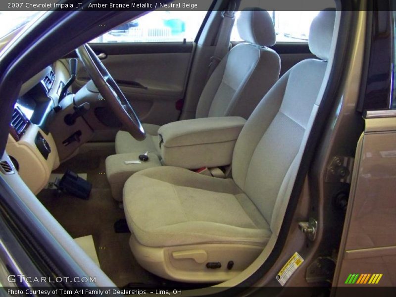 Amber Bronze Metallic / Neutral Beige 2007 Chevrolet Impala LT