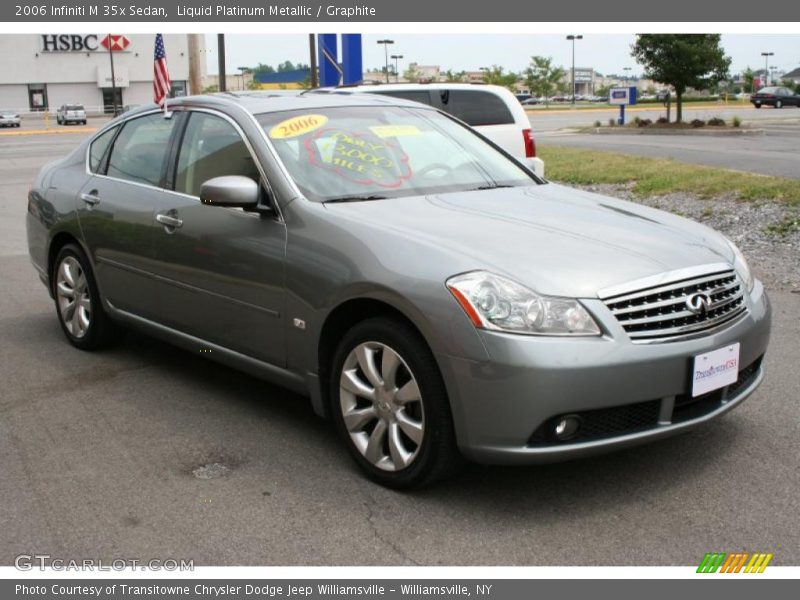 Liquid Platinum Metallic / Graphite 2006 Infiniti M 35x Sedan