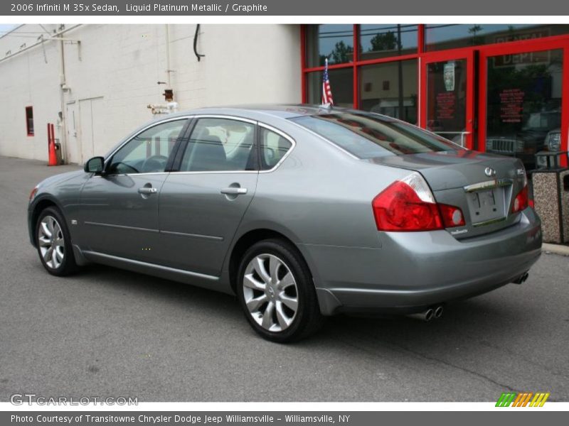 Liquid Platinum Metallic / Graphite 2006 Infiniti M 35x Sedan
