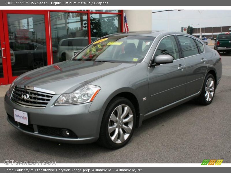 Liquid Platinum Metallic / Graphite 2006 Infiniti M 35x Sedan