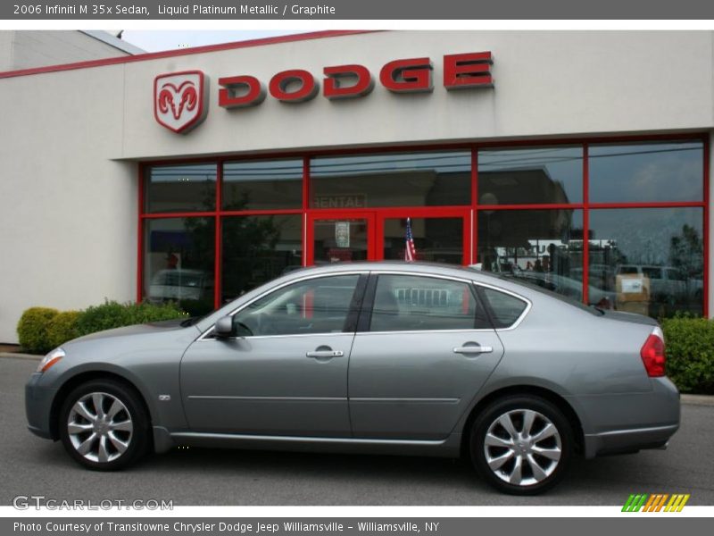 Liquid Platinum Metallic / Graphite 2006 Infiniti M 35x Sedan