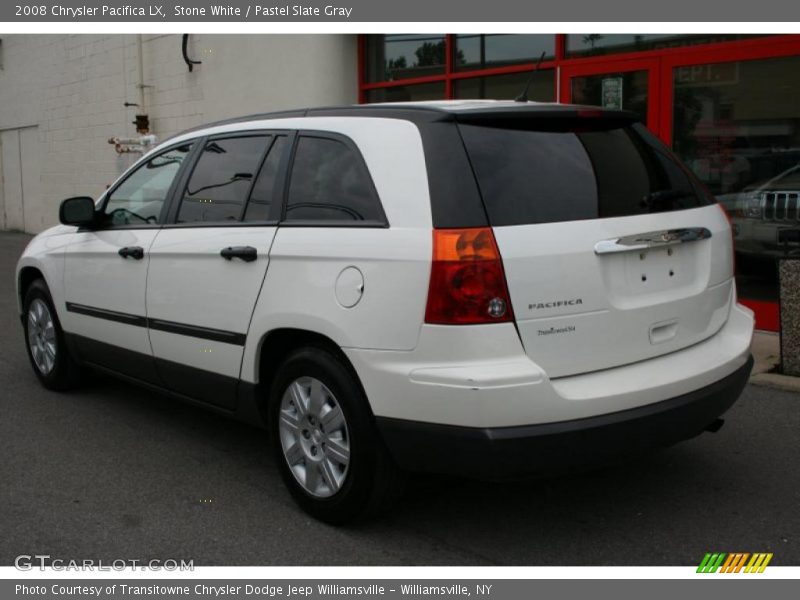 Stone White / Pastel Slate Gray 2008 Chrysler Pacifica LX
