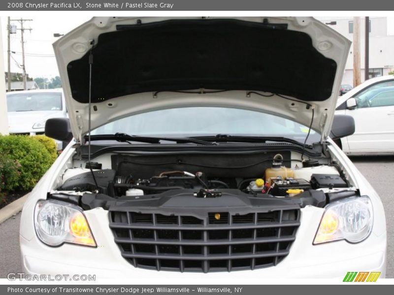 Stone White / Pastel Slate Gray 2008 Chrysler Pacifica LX