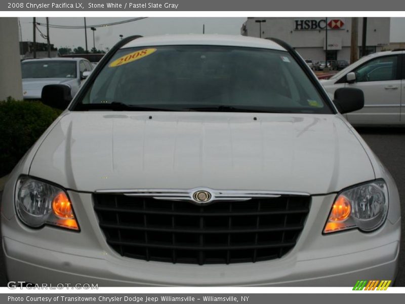 Stone White / Pastel Slate Gray 2008 Chrysler Pacifica LX