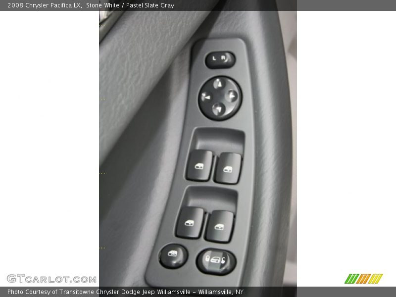 Stone White / Pastel Slate Gray 2008 Chrysler Pacifica LX