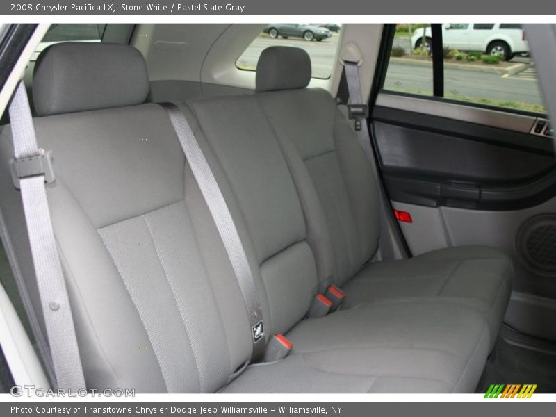 Stone White / Pastel Slate Gray 2008 Chrysler Pacifica LX