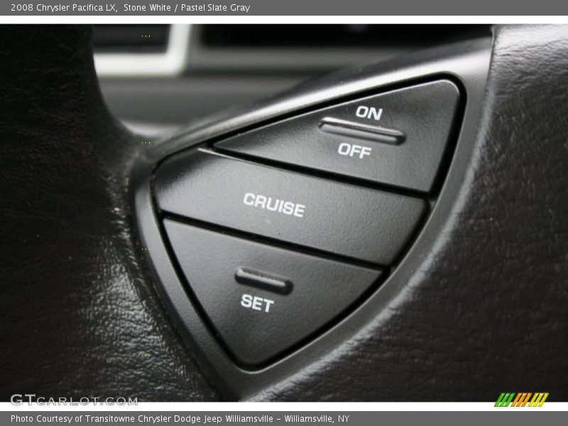 Stone White / Pastel Slate Gray 2008 Chrysler Pacifica LX