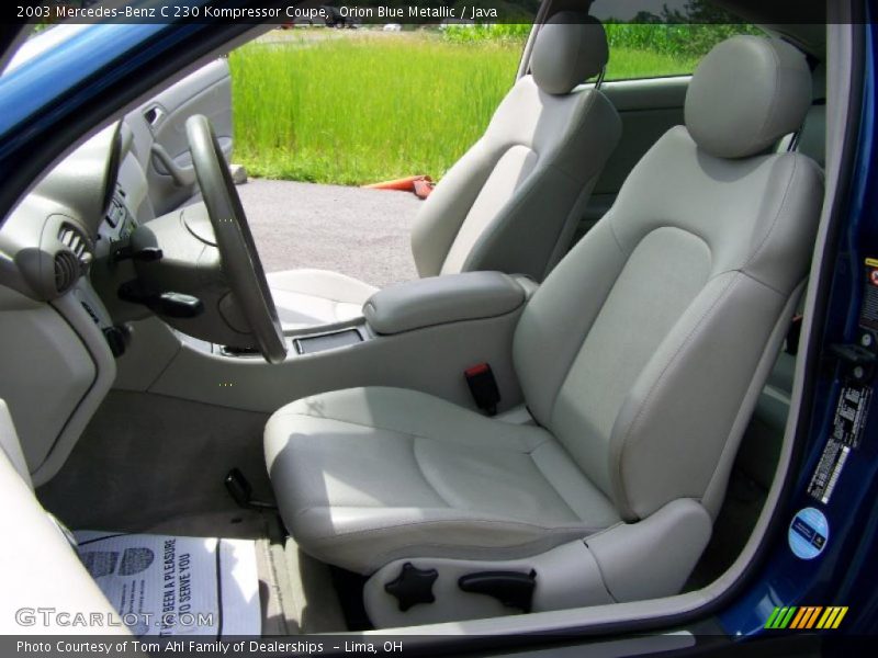 Orion Blue Metallic / Java 2003 Mercedes-Benz C 230 Kompressor Coupe