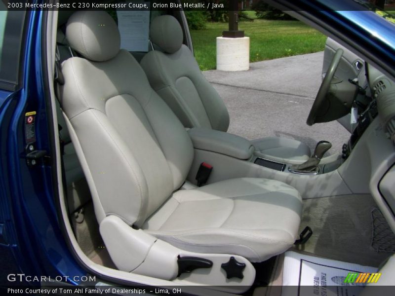 Orion Blue Metallic / Java 2003 Mercedes-Benz C 230 Kompressor Coupe