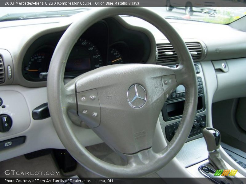 Orion Blue Metallic / Java 2003 Mercedes-Benz C 230 Kompressor Coupe