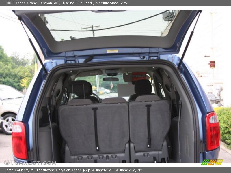 Marine Blue Pearl / Medium Slate Gray 2007 Dodge Grand Caravan SXT