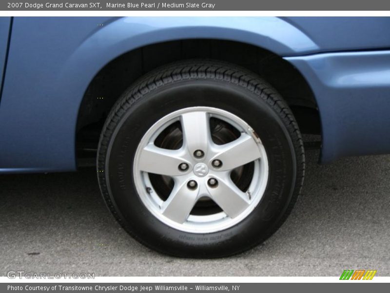 Marine Blue Pearl / Medium Slate Gray 2007 Dodge Grand Caravan SXT