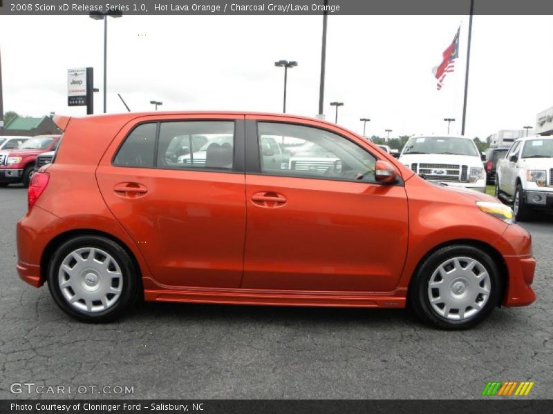 Hot Lava Orange / Charcoal Gray/Lava Orange 2008 Scion xD Release Series 1.0