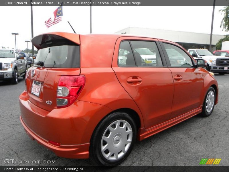 Hot Lava Orange / Charcoal Gray/Lava Orange 2008 Scion xD Release Series 1.0