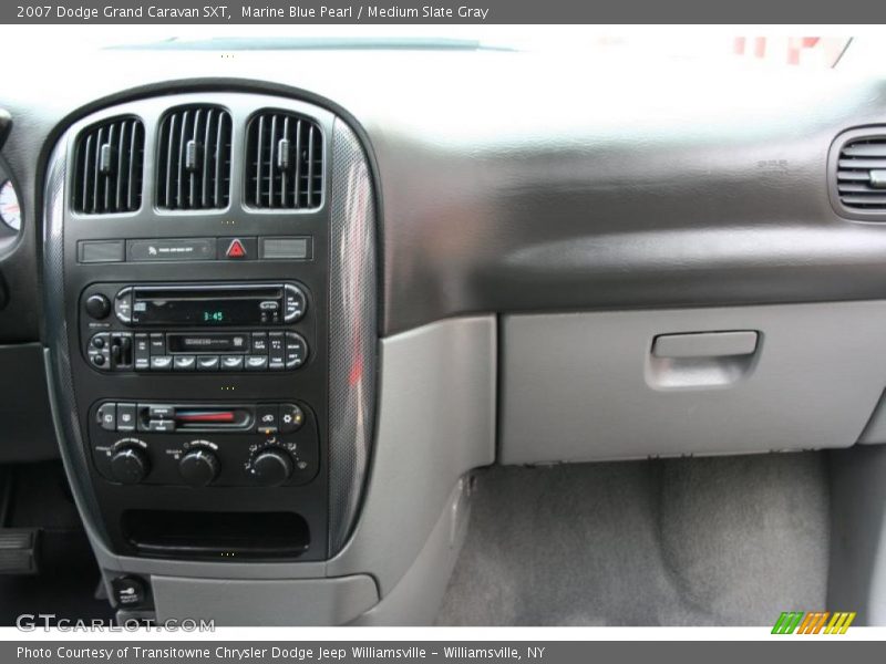 Marine Blue Pearl / Medium Slate Gray 2007 Dodge Grand Caravan SXT