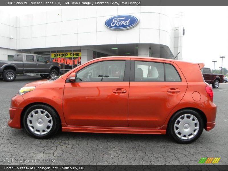 Hot Lava Orange / Charcoal Gray/Lava Orange 2008 Scion xD Release Series 1.0