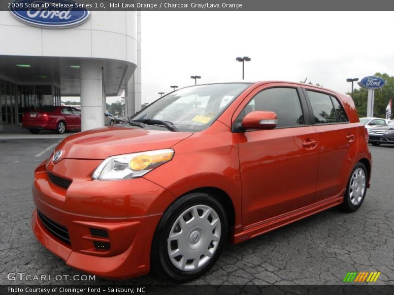 Hot Lava Orange / Charcoal Gray/Lava Orange 2008 Scion xD Release Series 1.0