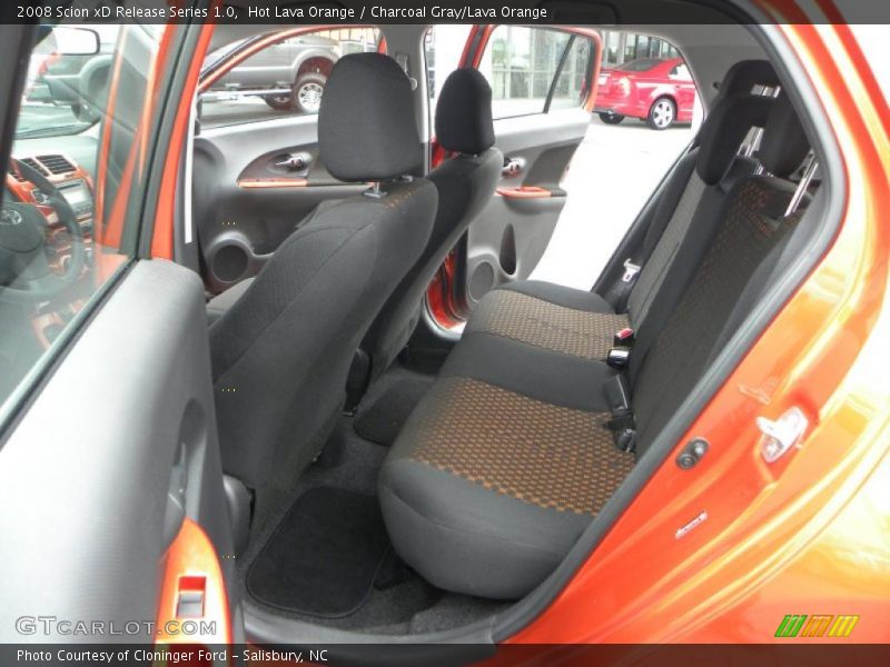 Hot Lava Orange / Charcoal Gray/Lava Orange 2008 Scion xD Release Series 1.0