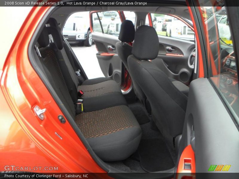 Hot Lava Orange / Charcoal Gray/Lava Orange 2008 Scion xD Release Series 1.0