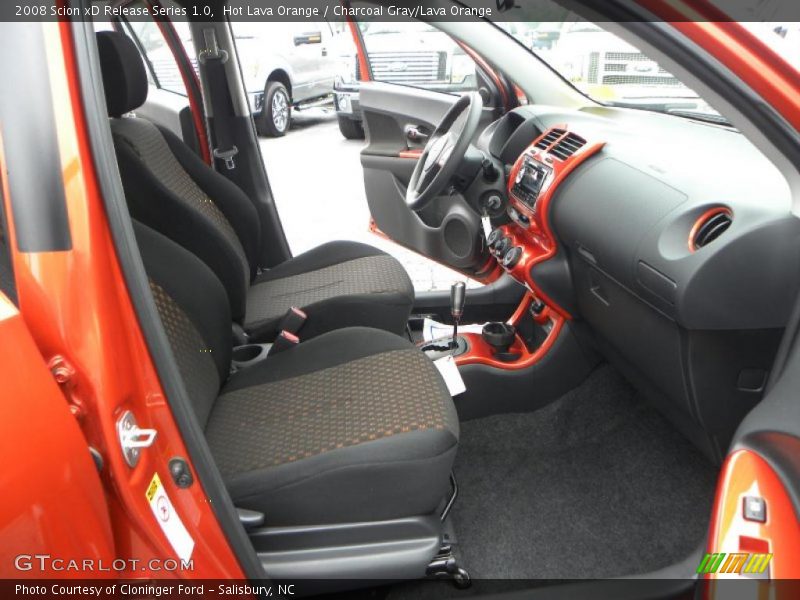 Hot Lava Orange / Charcoal Gray/Lava Orange 2008 Scion xD Release Series 1.0