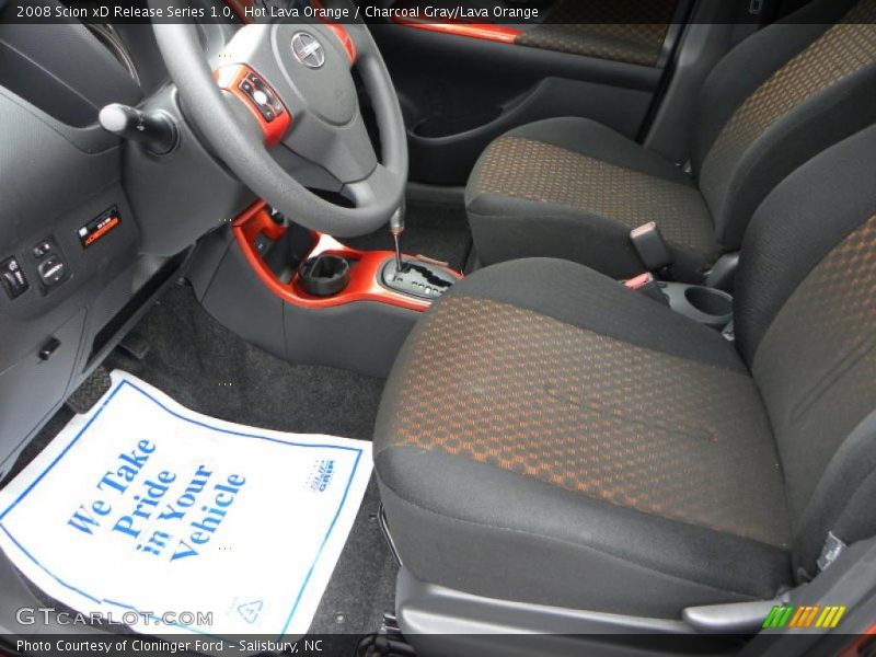 Hot Lava Orange / Charcoal Gray/Lava Orange 2008 Scion xD Release Series 1.0