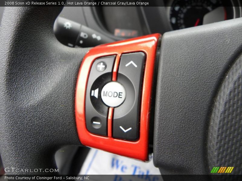 Hot Lava Orange / Charcoal Gray/Lava Orange 2008 Scion xD Release Series 1.0
