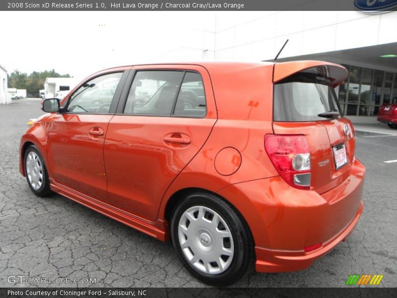 Hot Lava Orange / Charcoal Gray/Lava Orange 2008 Scion xD Release Series 1.0