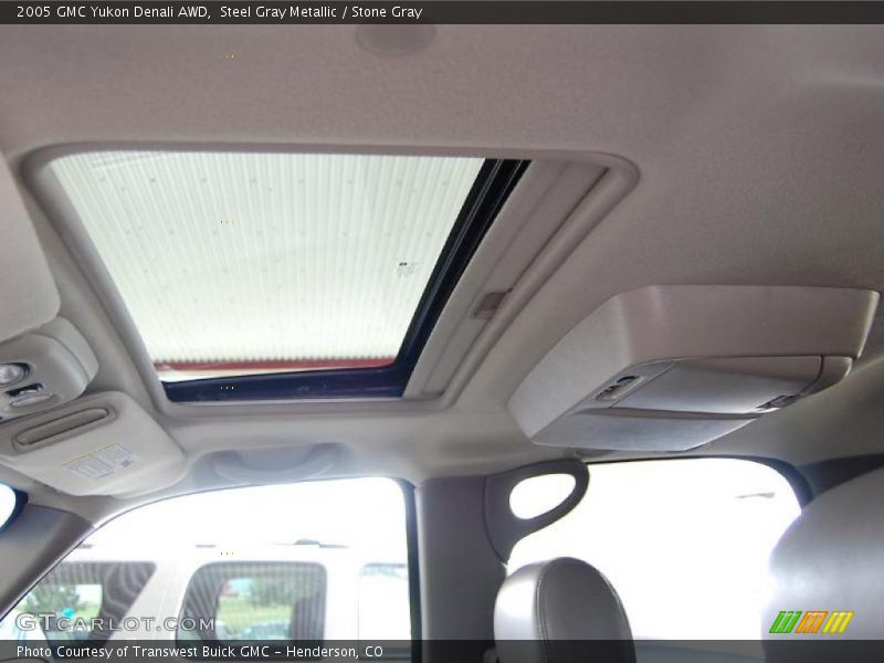 Steel Gray Metallic / Stone Gray 2005 GMC Yukon Denali AWD