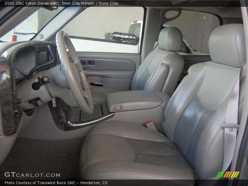 Steel Gray Metallic / Stone Gray 2005 GMC Yukon Denali AWD