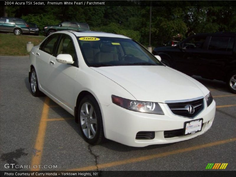 Premium White Pearl / Parchment 2004 Acura TSX Sedan