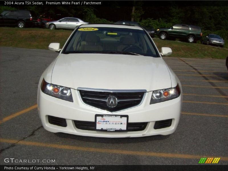 Premium White Pearl / Parchment 2004 Acura TSX Sedan