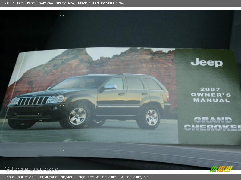 Black / Medium Slate Gray 2007 Jeep Grand Cherokee Laredo 4x4