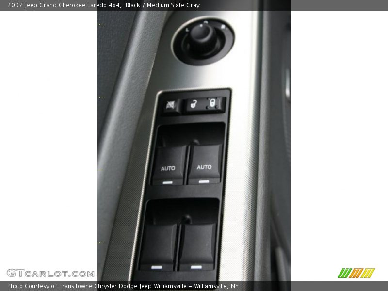 Black / Medium Slate Gray 2007 Jeep Grand Cherokee Laredo 4x4
