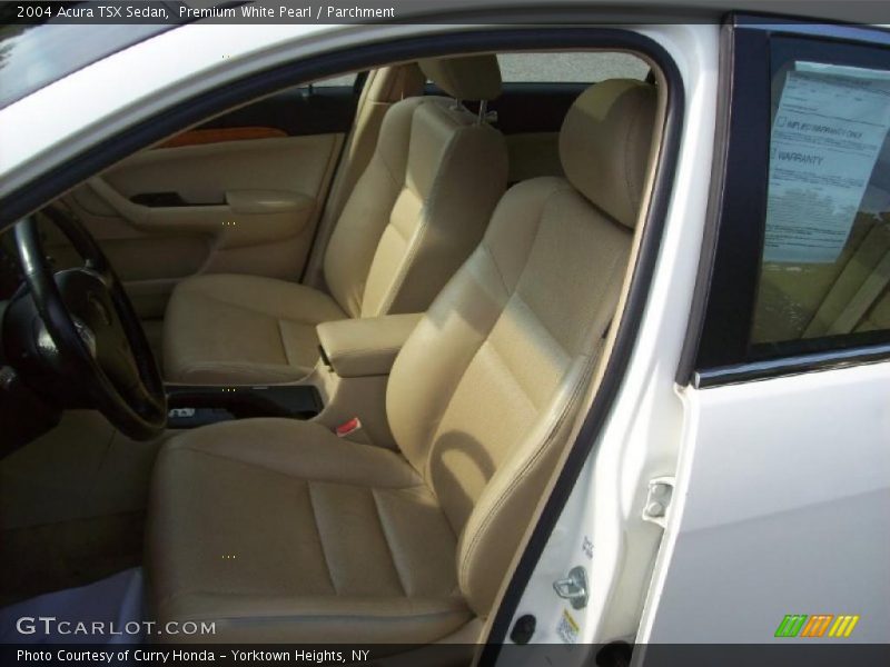 Premium White Pearl / Parchment 2004 Acura TSX Sedan