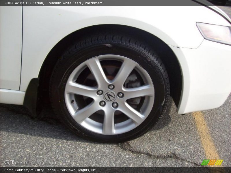 Premium White Pearl / Parchment 2004 Acura TSX Sedan
