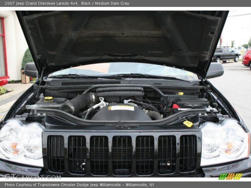 Black / Medium Slate Gray 2007 Jeep Grand Cherokee Laredo 4x4