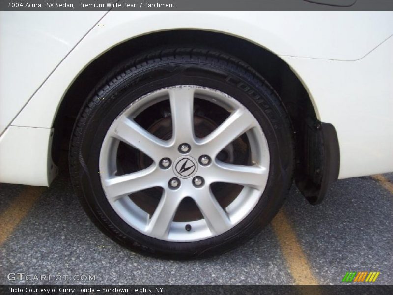 Premium White Pearl / Parchment 2004 Acura TSX Sedan