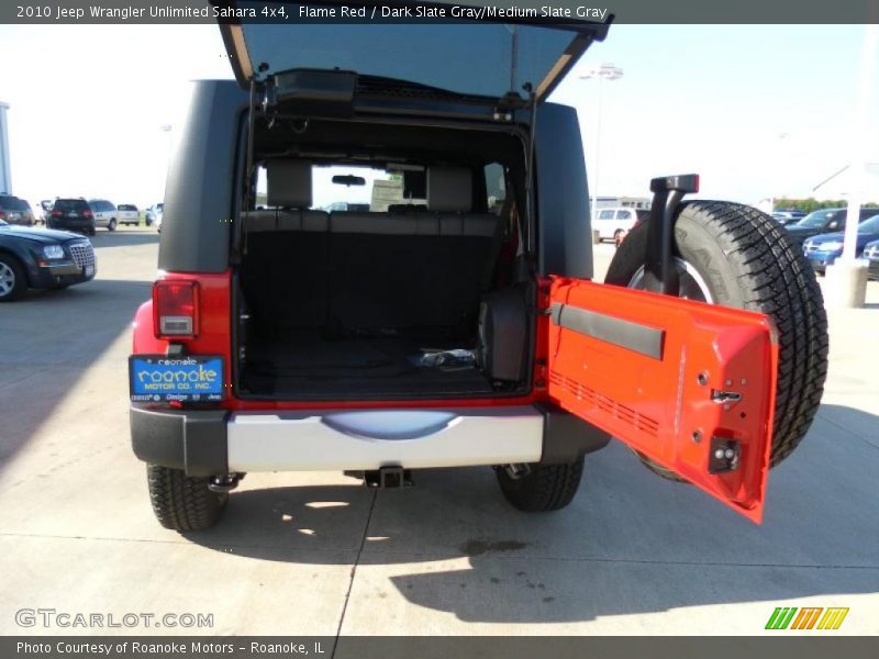 Flame Red / Dark Slate Gray/Medium Slate Gray 2010 Jeep Wrangler Unlimited Sahara 4x4