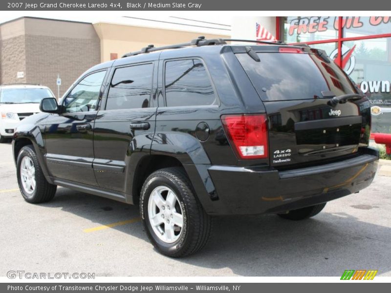 Black / Medium Slate Gray 2007 Jeep Grand Cherokee Laredo 4x4