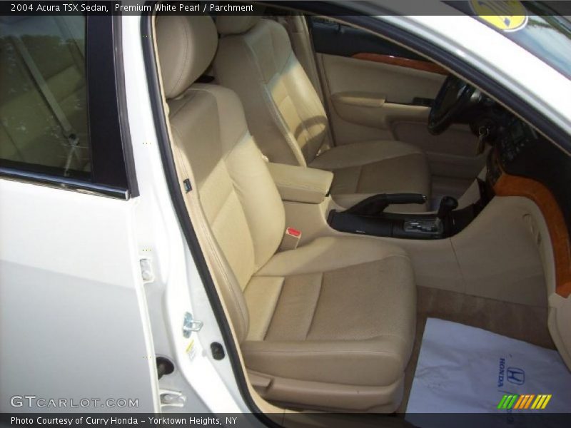 Premium White Pearl / Parchment 2004 Acura TSX Sedan