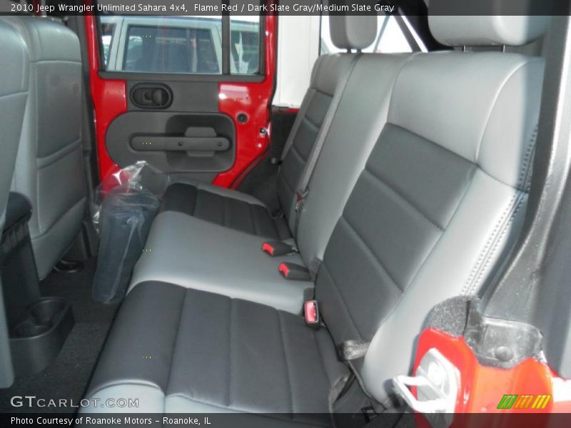 Flame Red / Dark Slate Gray/Medium Slate Gray 2010 Jeep Wrangler Unlimited Sahara 4x4