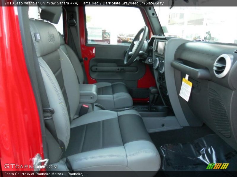 Flame Red / Dark Slate Gray/Medium Slate Gray 2010 Jeep Wrangler Unlimited Sahara 4x4