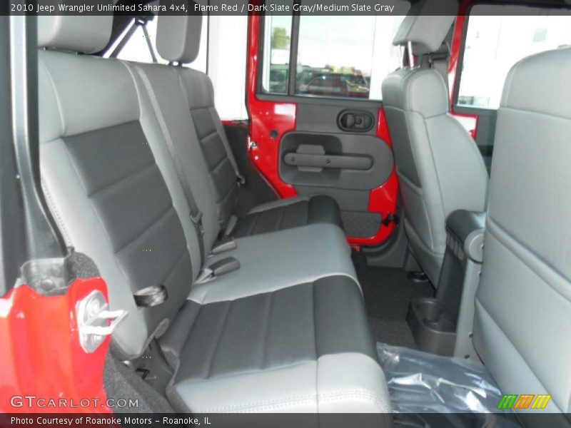 Flame Red / Dark Slate Gray/Medium Slate Gray 2010 Jeep Wrangler Unlimited Sahara 4x4