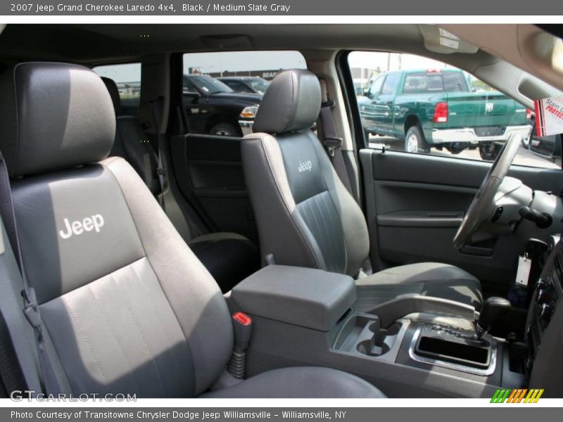 Black / Medium Slate Gray 2007 Jeep Grand Cherokee Laredo 4x4