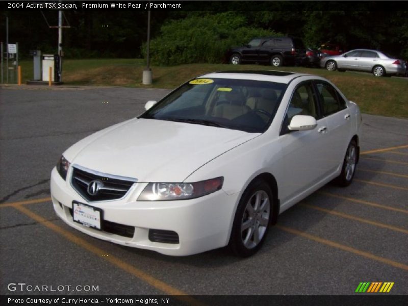 Premium White Pearl / Parchment 2004 Acura TSX Sedan
