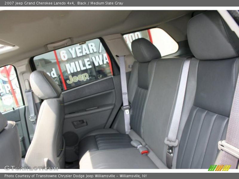 Black / Medium Slate Gray 2007 Jeep Grand Cherokee Laredo 4x4