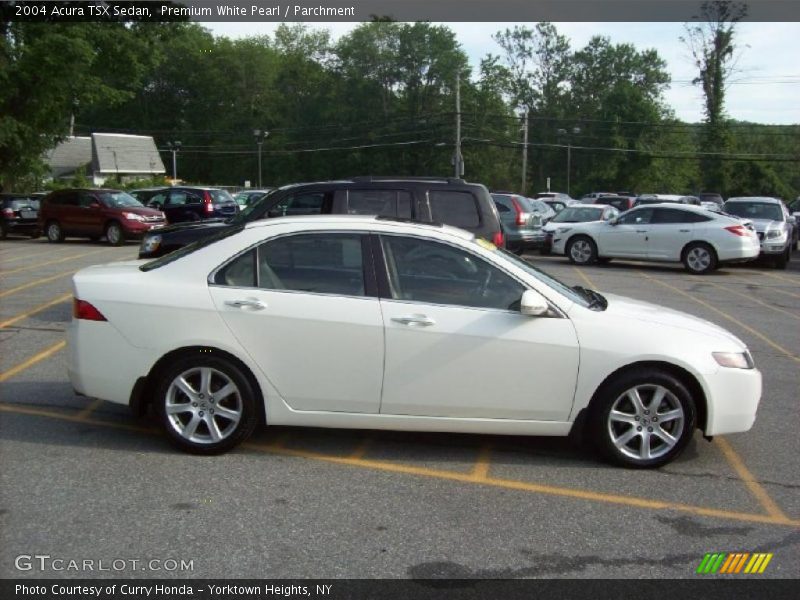 Premium White Pearl / Parchment 2004 Acura TSX Sedan