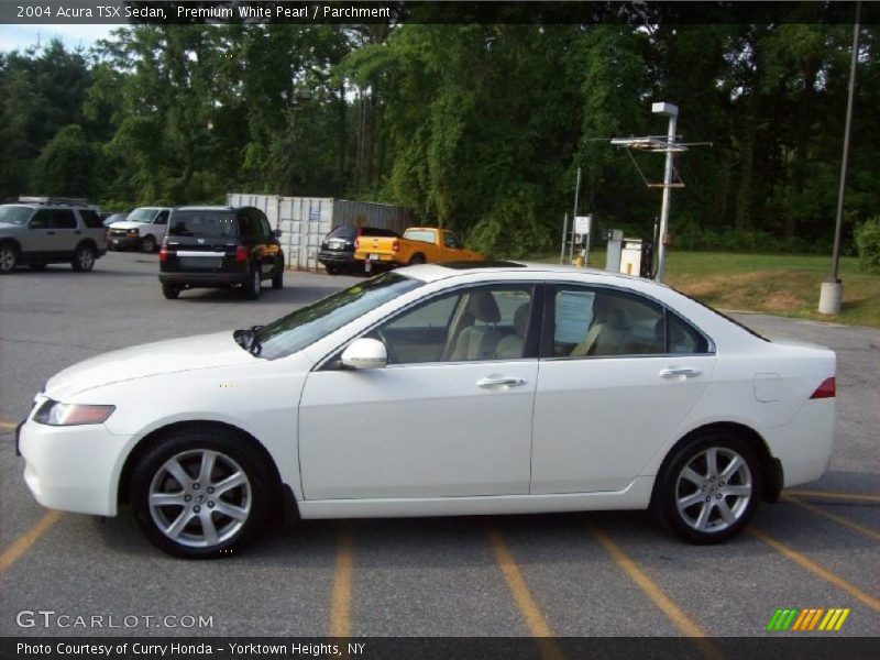 Premium White Pearl / Parchment 2004 Acura TSX Sedan