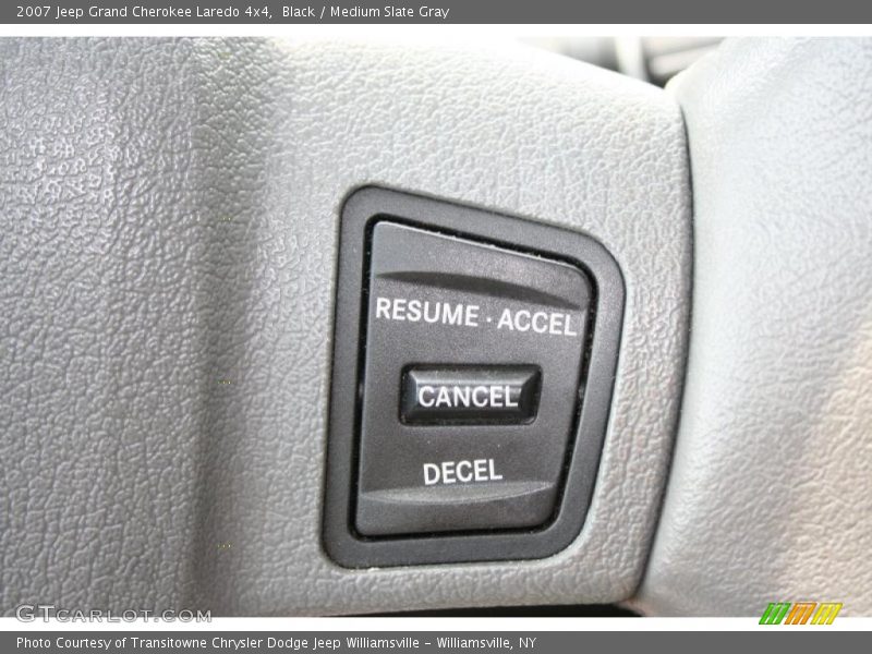 Black / Medium Slate Gray 2007 Jeep Grand Cherokee Laredo 4x4