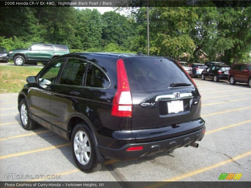 Nighthawk Black Pearl / Black 2008 Honda CR-V EX 4WD